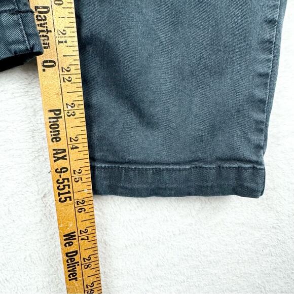 NYDJ Straight Ankle Chino Casual Pant Dark Grey/Washed Black - 6 Business Preppy - Picture 15 of 15